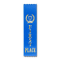 2"x8" 1ST Place Stock Award Ribbon W/ Trophy Image (Lapel)